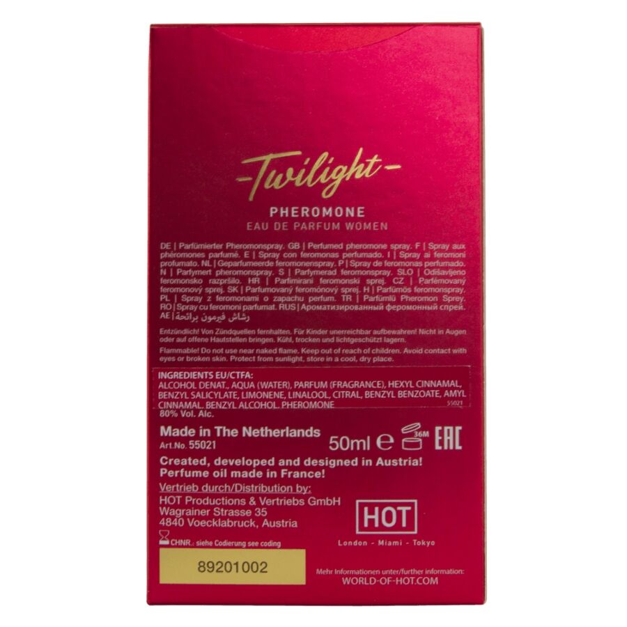 HOT Twilight Pheromone Parfum Women 50 ml - Perfume con Feromonas