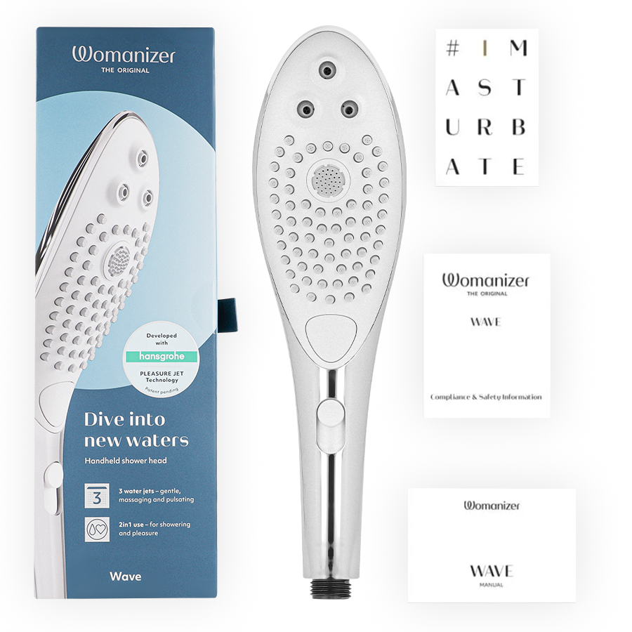 Womanizer Wave - Cabezal de Ducha Estimulador Clitoral Cromado