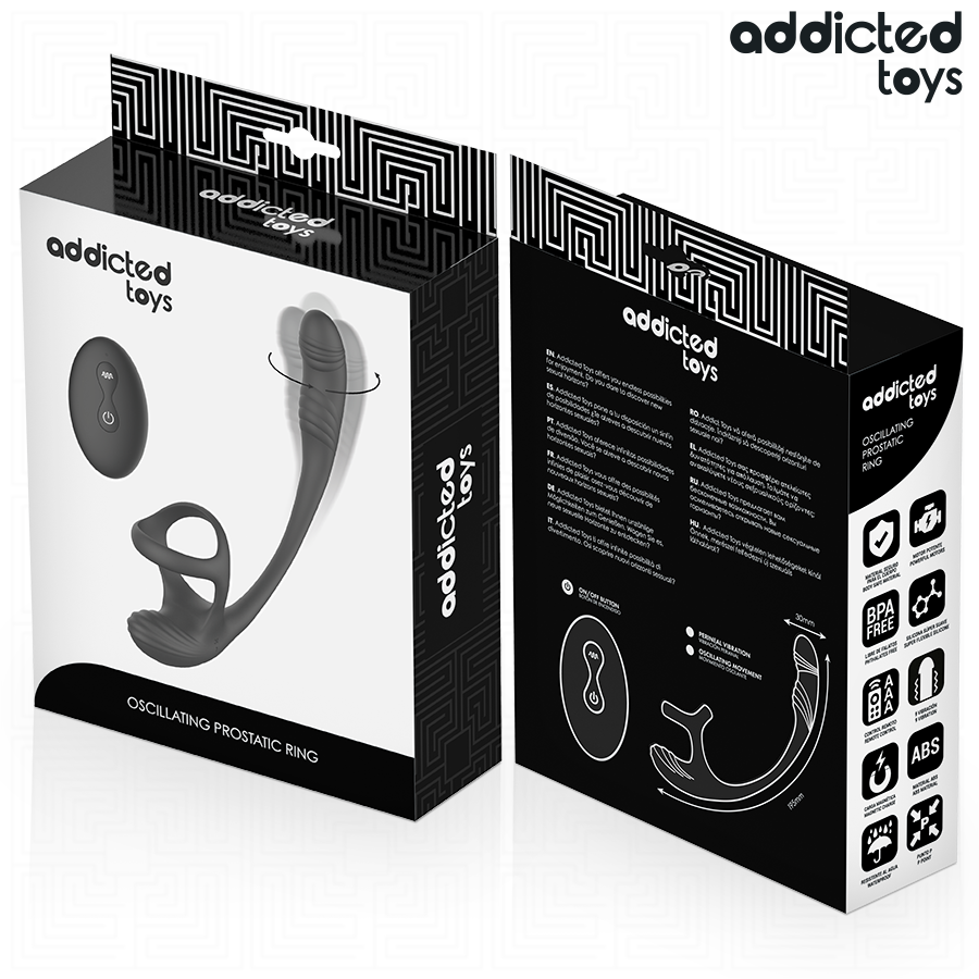 Addicted Toys - Plug Anal con Vibración y Estimulador de Testículos