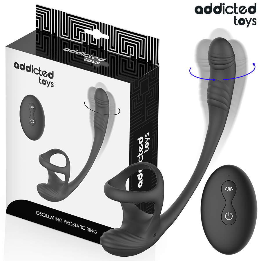 Addicted Toys - Plug Anal con Vibración y Estimulador de Testículos