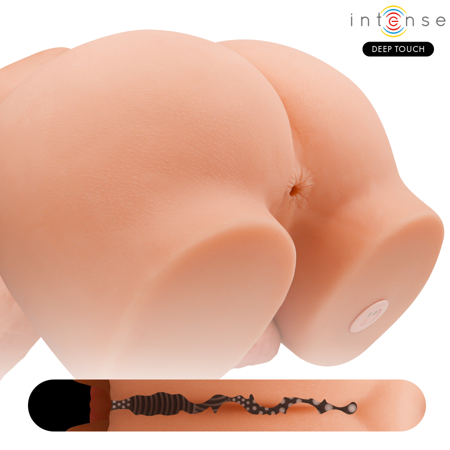 Intense Deep Touch - Torso Realista con Dildo y Control Remoto