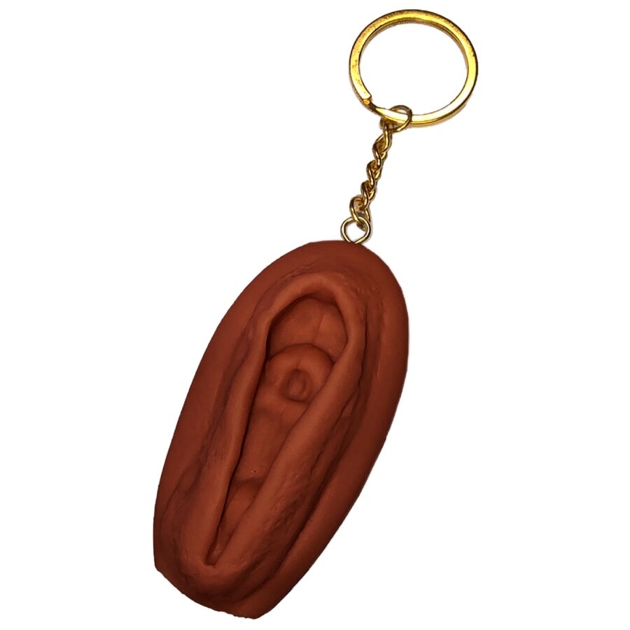 Llavero Diablo Picante Vagina Tone Oscuro