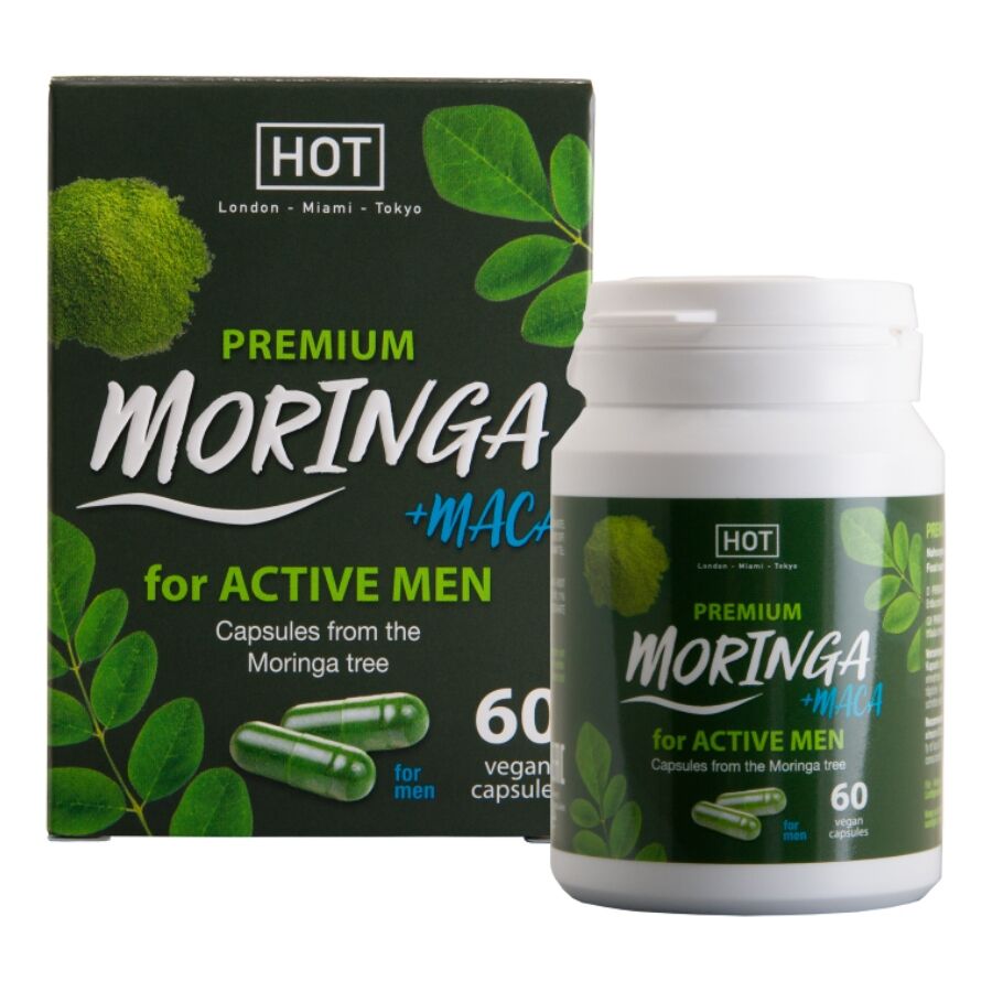 Hot Moringa Men Caps Man 60 Unidades