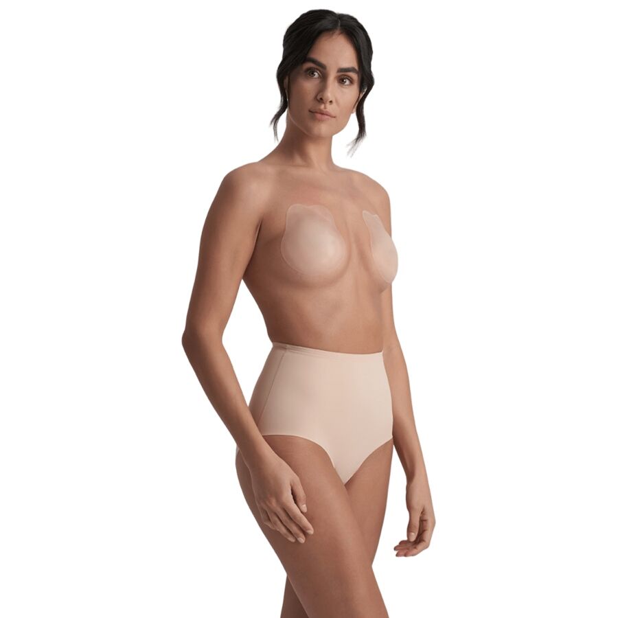 Bye Bra Rabbit Silicone Cups Beige Talla M - Copas Adhesivas Reutilizables