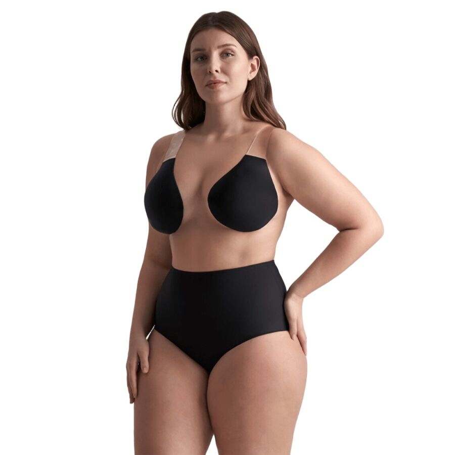 Bye Bra Sculpting Lifts Black Cup E - Sujetador Moldeador sin Tirantes
