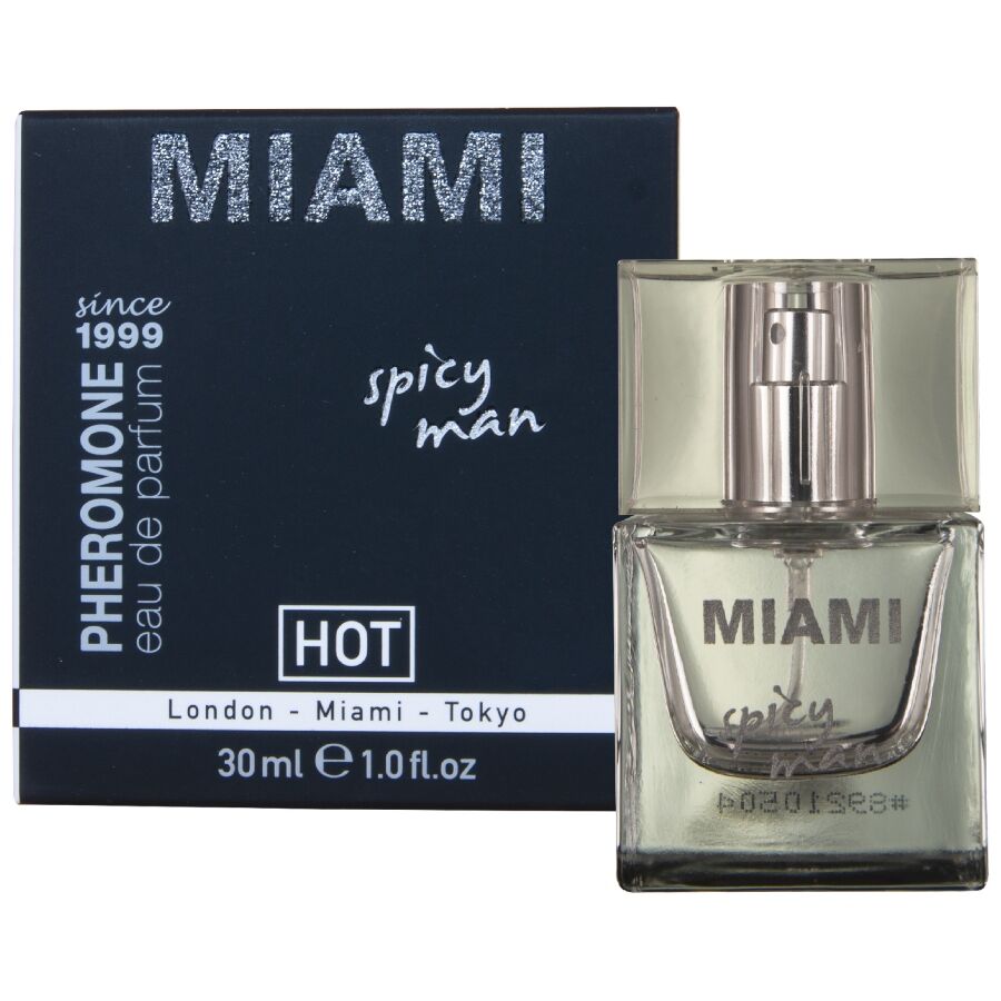 HOT Pheromone Parfume Miami Spicy Man 30 ml - Perfume con Feromonas