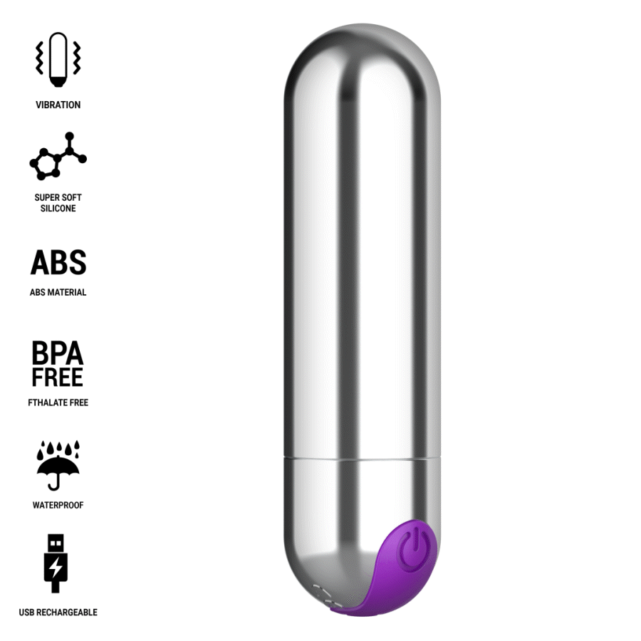 Intense Karen Mini Vibrador Recargable Plateado