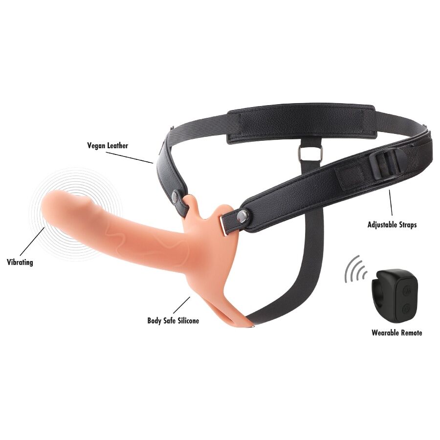 Hidden Desire Inferno Vibrating Penis Sleeve Strap-On 16 cm