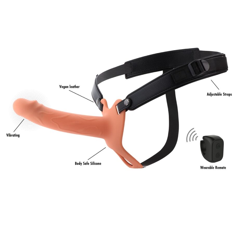 Hidden Desire Inferno Vibrating Penis Sleeve Strap-On 18 cm