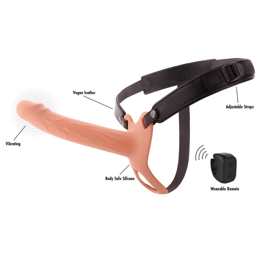 Hidden Desire Inferno Vibrating Penis Sleeve Strap-On 20 cm