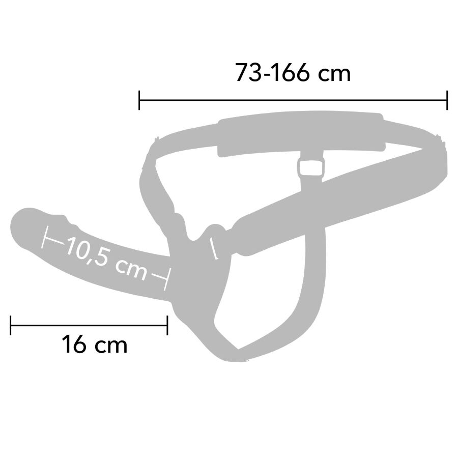 Hidden Desire Inferno Penis Sleeve Strap-On 16 cm