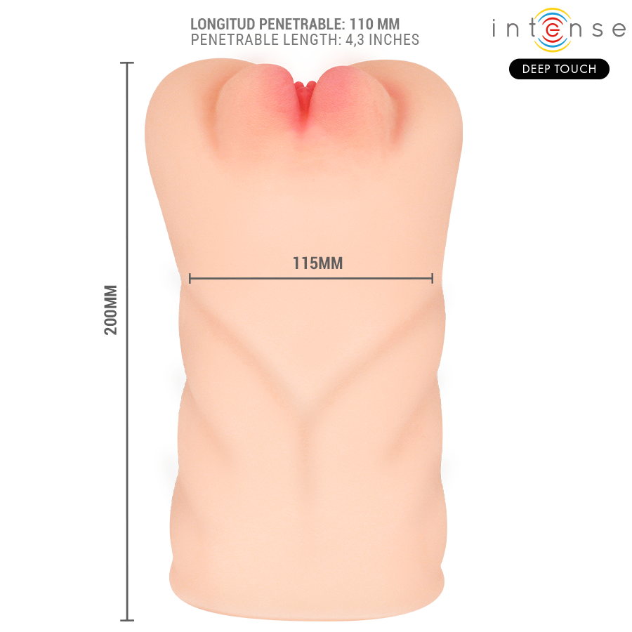 Intense Deep Touch Krista - Masturbador Vaginal con Succión y Vibración
