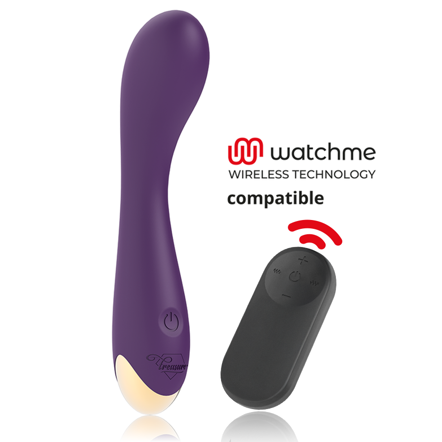 Treasure Hansel G-Spot Vibrator con Control Remoto WatchMe