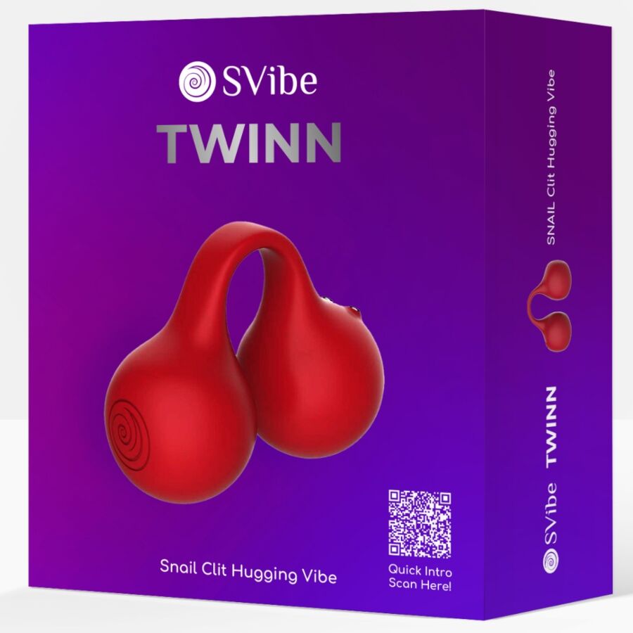 Snail Vibe Twinn Cherry Finger Vibrator