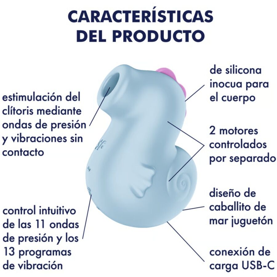 Satisfyer Sea Pony - Vibrador con Estimulación por Aire
