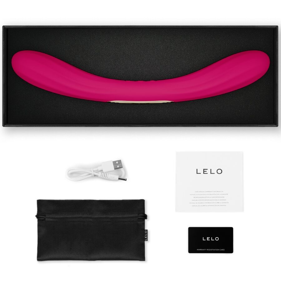 LELO Boomerang Vibrador Doble Extremo Cerise - Placer en Pareja