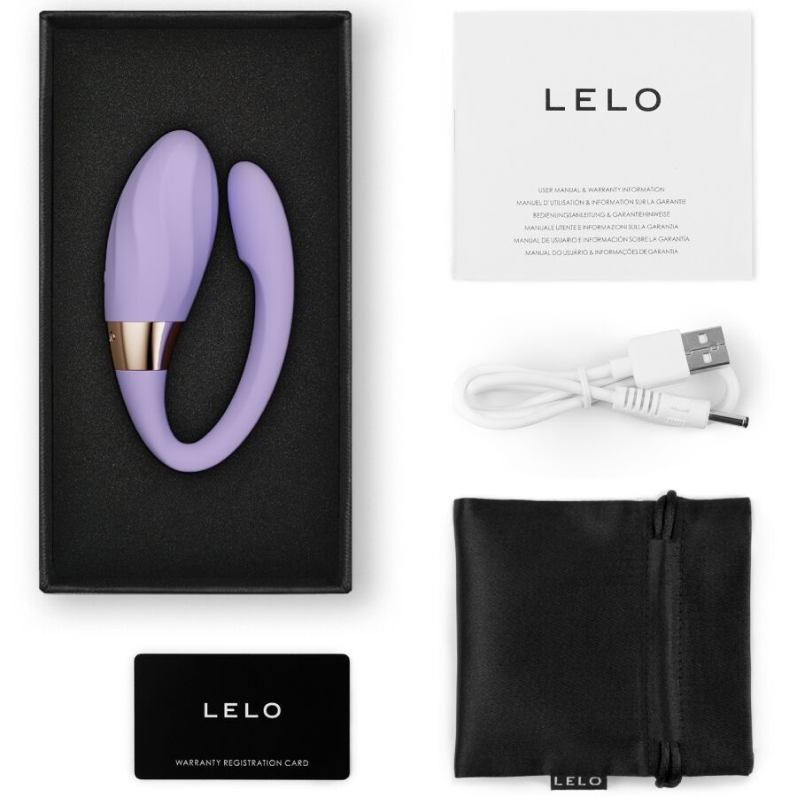 LELO Tiani Twist - Vibrador para Parejas en Lavanda