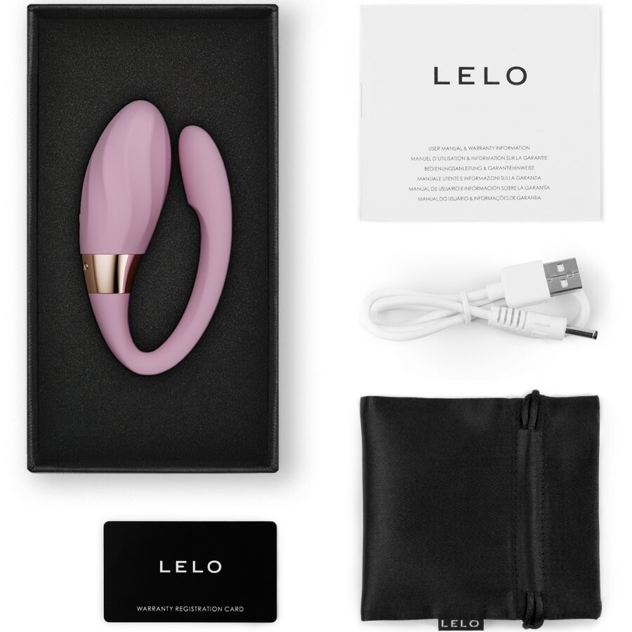 LELO Tiani Twist - Vibrador para Parejas Silicona Rosa