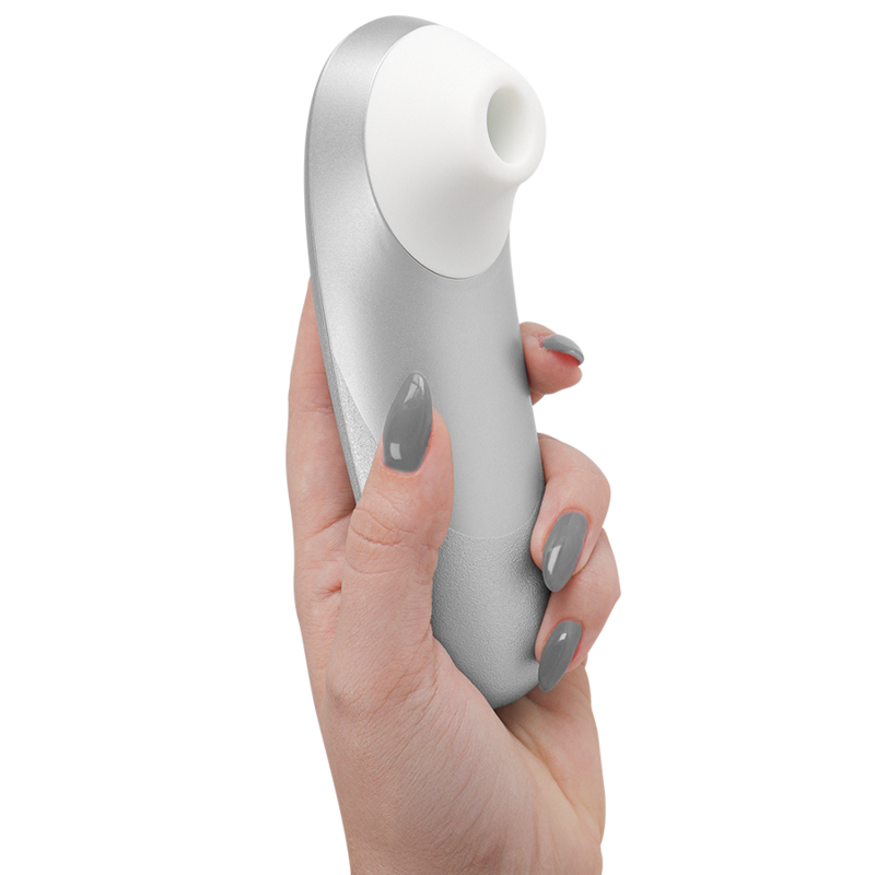 Womanizer Pro Vibrant Estimulador de Clítoris Gris Plata