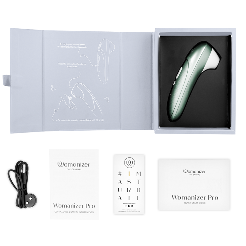 Womanizer Pro Vibrant Estimulador de Clítoris Sage Green