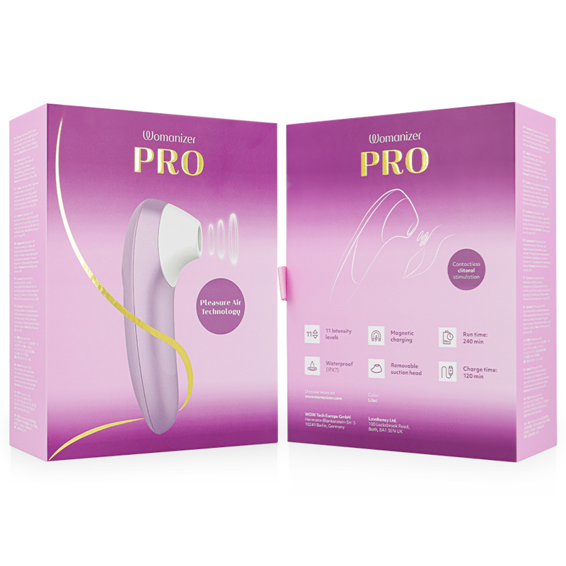 Womanizer Pro Vibrant - Estimulador Clitoral Lilac