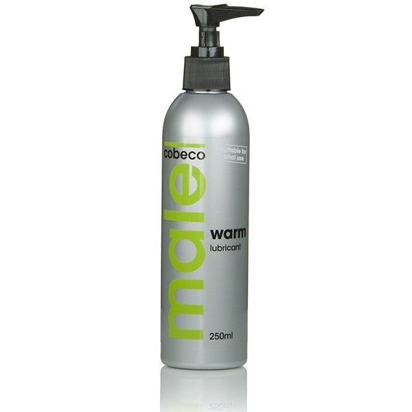 Cobeco Male Warm Lubricant 250ml - Lubricante Base Agua