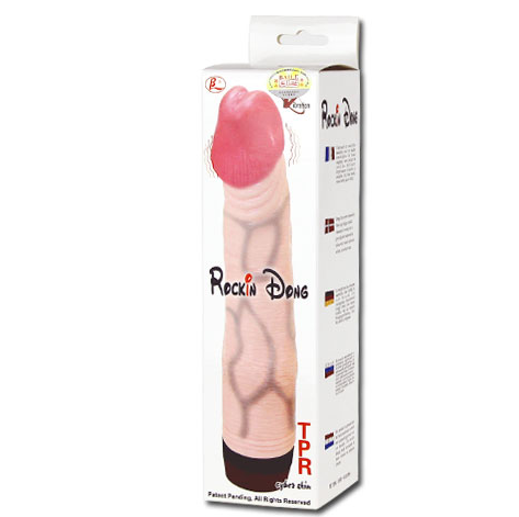 Rockin Dong Penis Cyber Skin I - Vibrador de Baile
