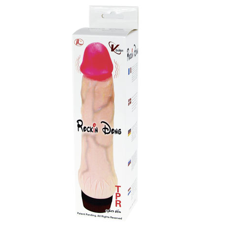 Rockin Dong Penis Cyber Skin II - Vibrador de Baile