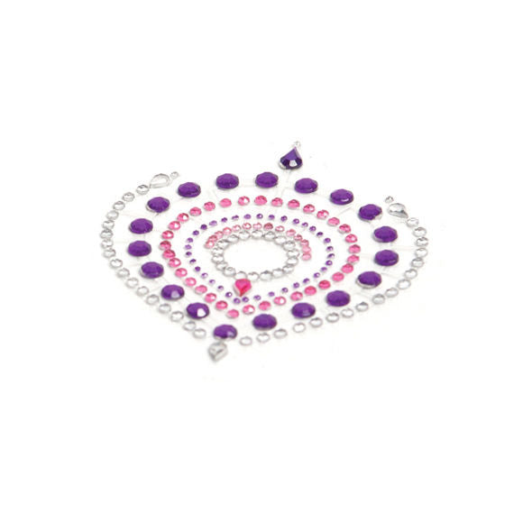 Bijoux Indiscrets Flamboyant - Cubre Pezones Lila y Rosa