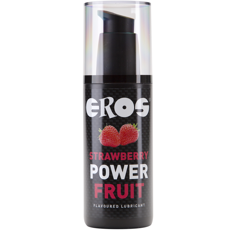 Eros Fresa Power Fruit Lubricante 125ml - Base Agua y Silicona