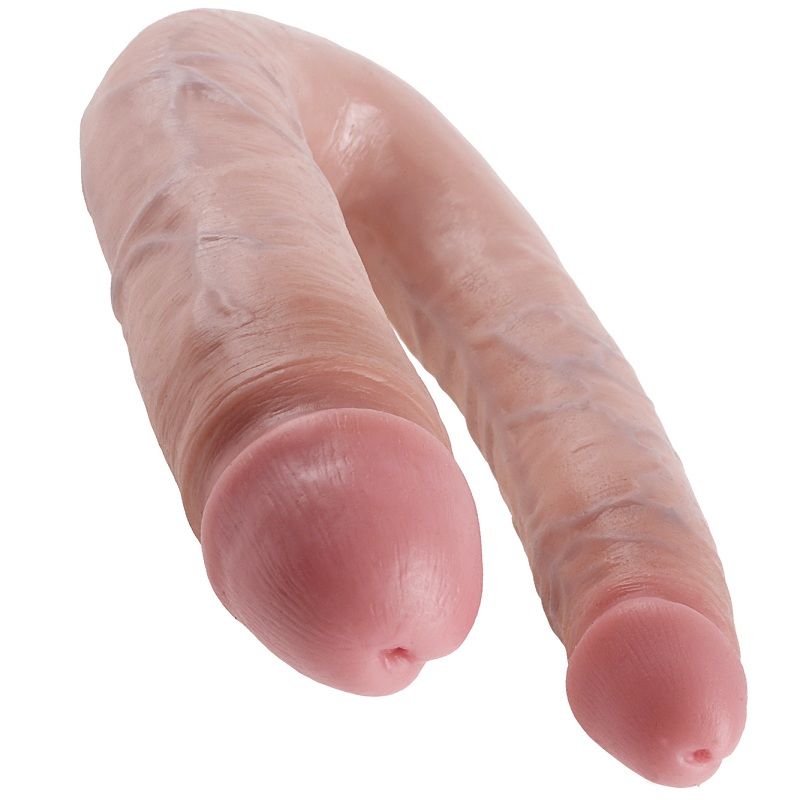 King Cock U-Shaped Large Double Trouble - 17.8 cm