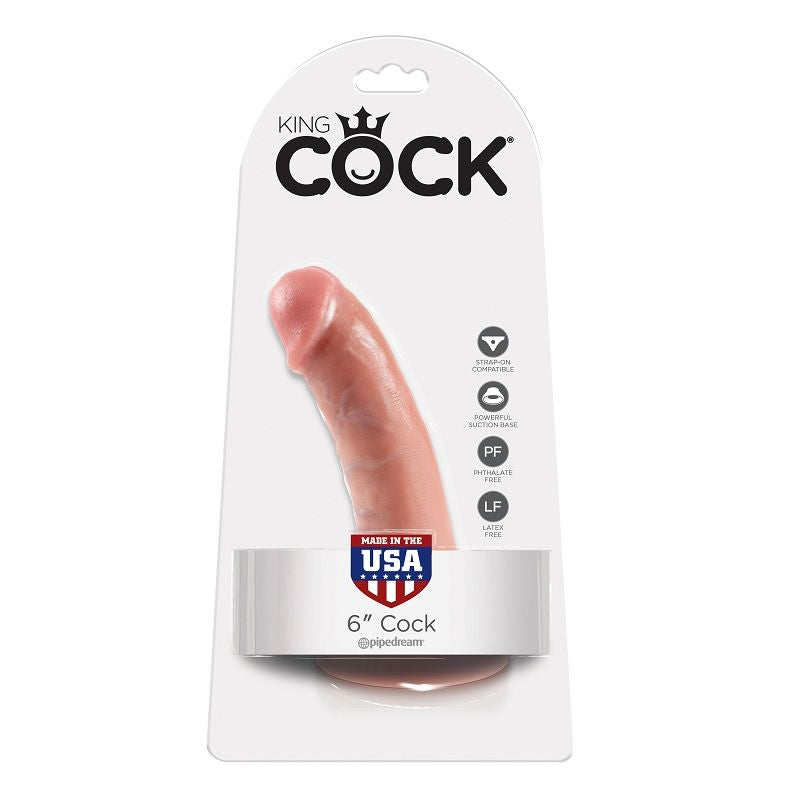 King Cock Dildo 6 Flesh 15.2 cm