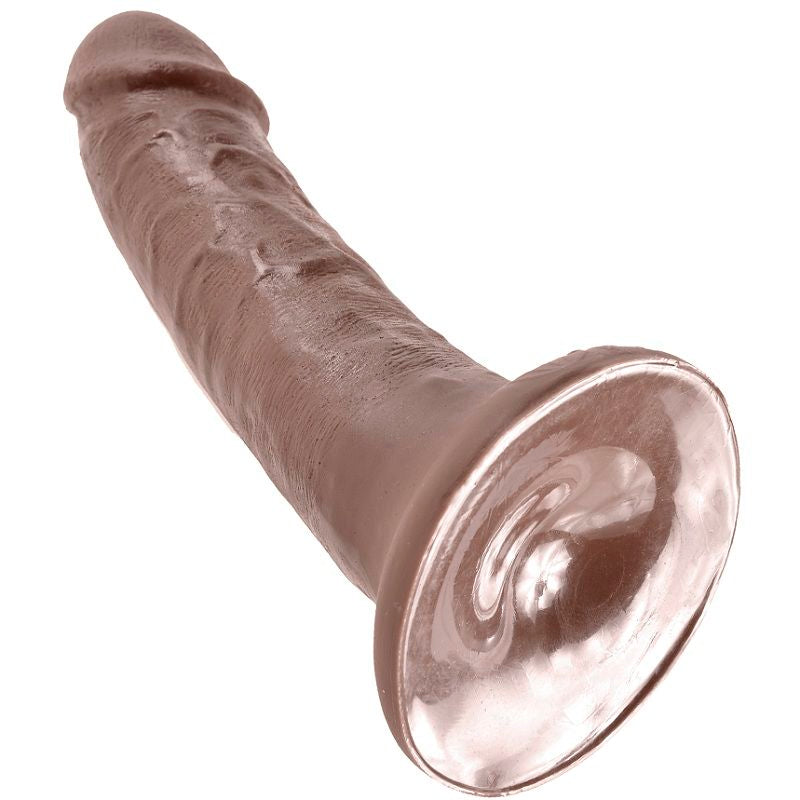 King Cock 6" Dildo Realista Marrón 15.2 cm