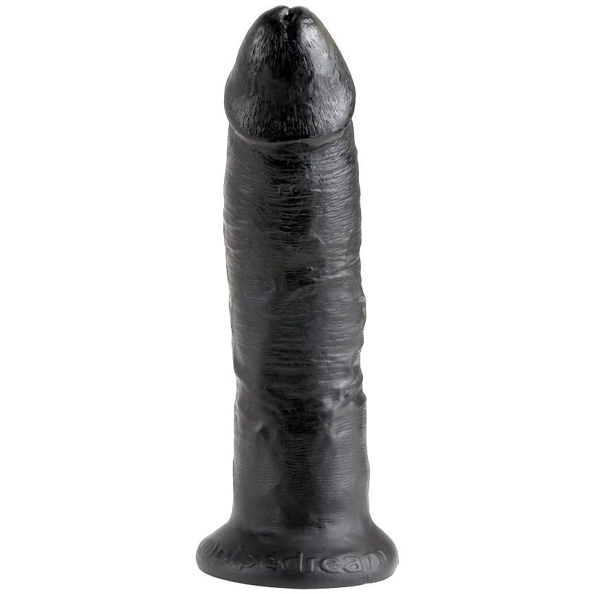 Pipedream King Cock 9" Dildo Realista Negro - Base Ventosa