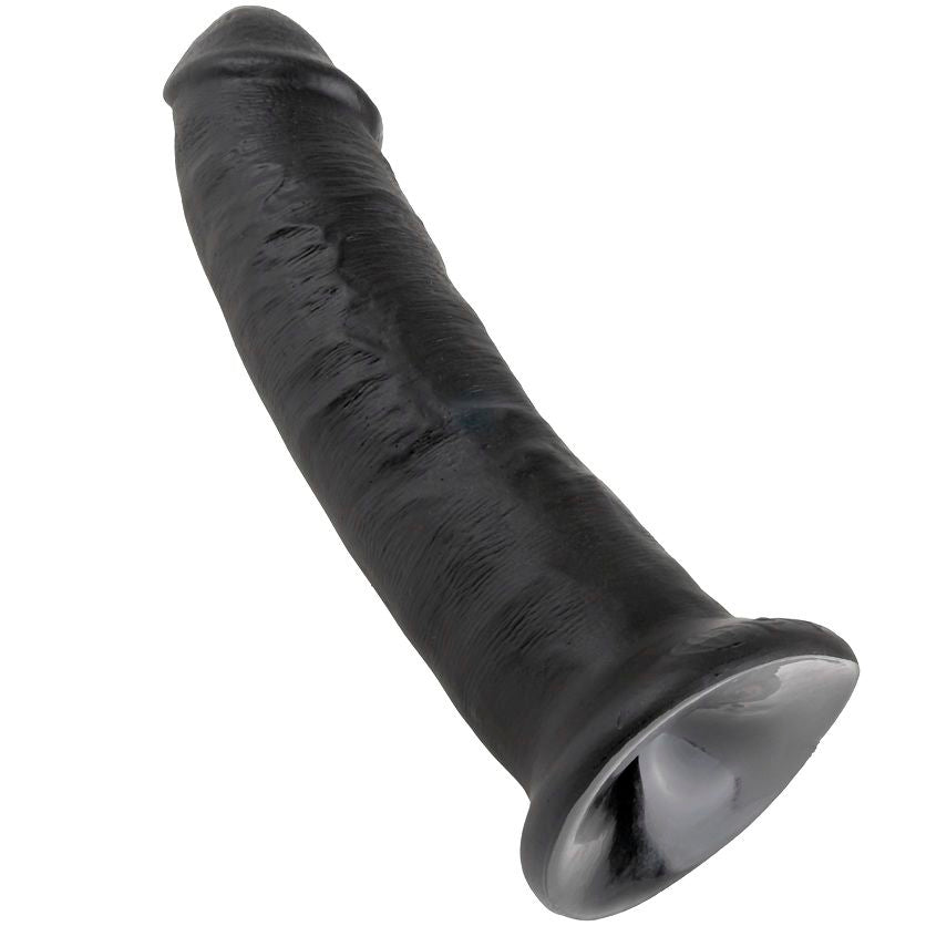 Pipedream King Cock 9" Dildo Realista Negro - Base Ventosa
