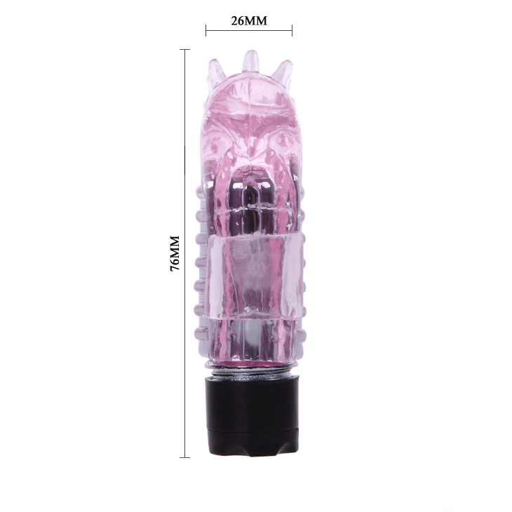 Baile Stimulating Mini Vibrador de Dedo en Silicona
