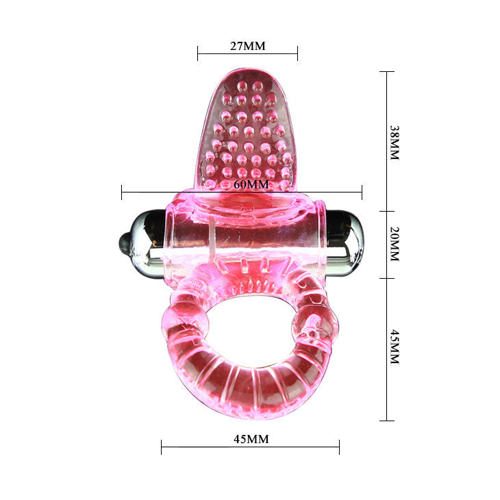 Anillo Vibrador Sweet Abs 10 Ritmos Pink - Baile For Him