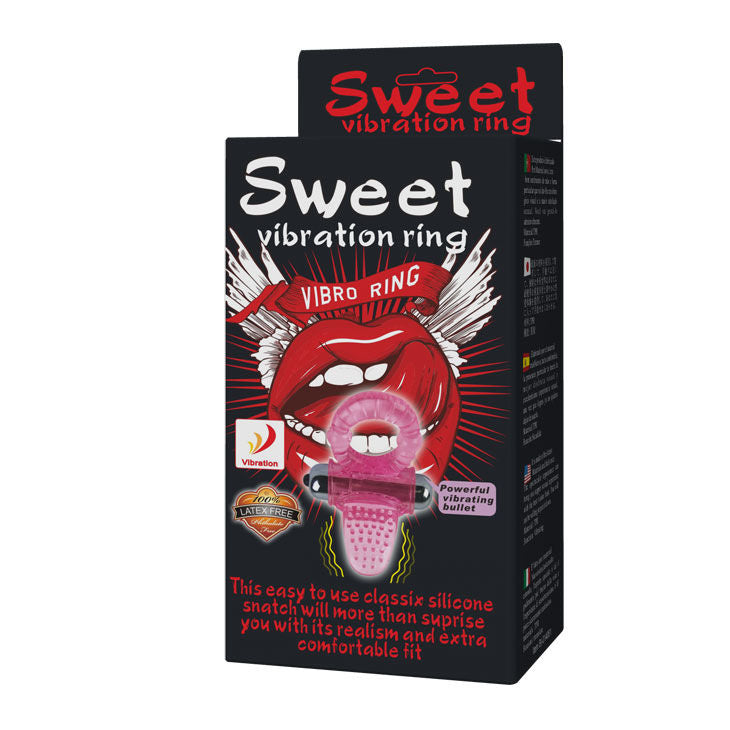 Anillo Vibrador Sweet Abs 10 Ritmos Pink - Baile For Him