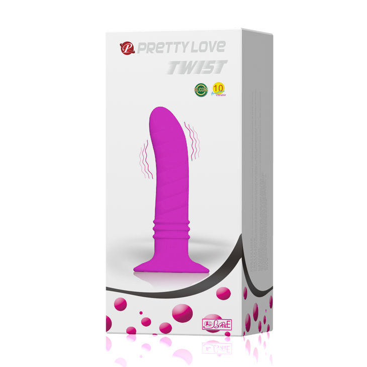 Pretty Love Buttplug Analtwist II - Silicona Médica con 10 Modos de Vibración