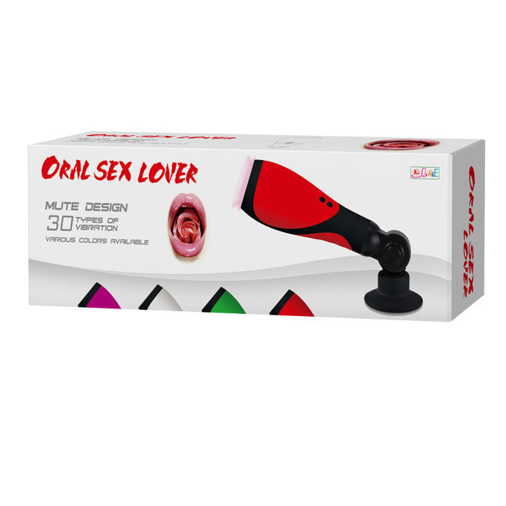 BAILE Oral Sex Lover - Masturbador con 30 Modos de Vibración y Adaptador