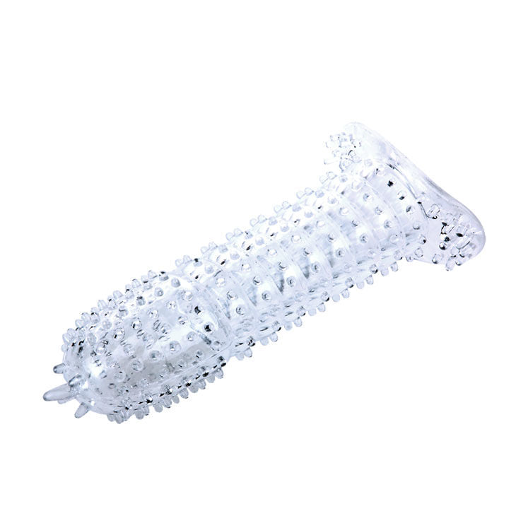 Funda Peneana Transparente con Puntos Estimulantes 14 cm - BAILE For Him