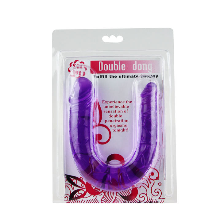 Dildo Doble Flexible Baile - Gelatina 300g