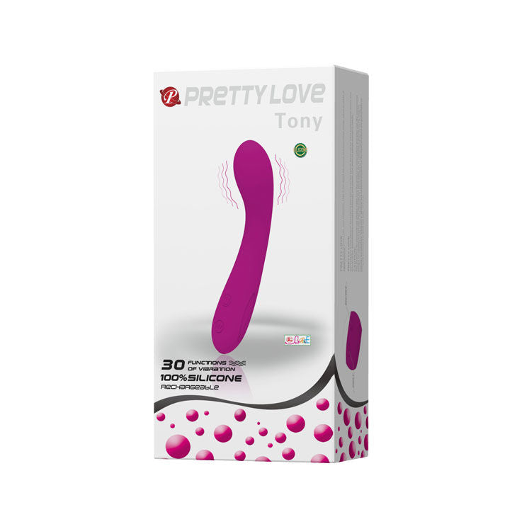 Pretty Love Tony Lilac Massager - Estimulador de Diseño Ergonómico