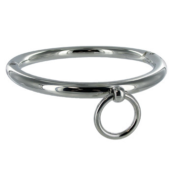 Metal Hard - Collar BDSM con Anilla 10cm