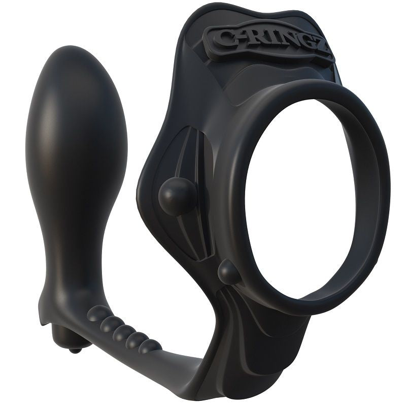 Fantasy C-Ringz Anillo con Plug Anal Pesado Negro