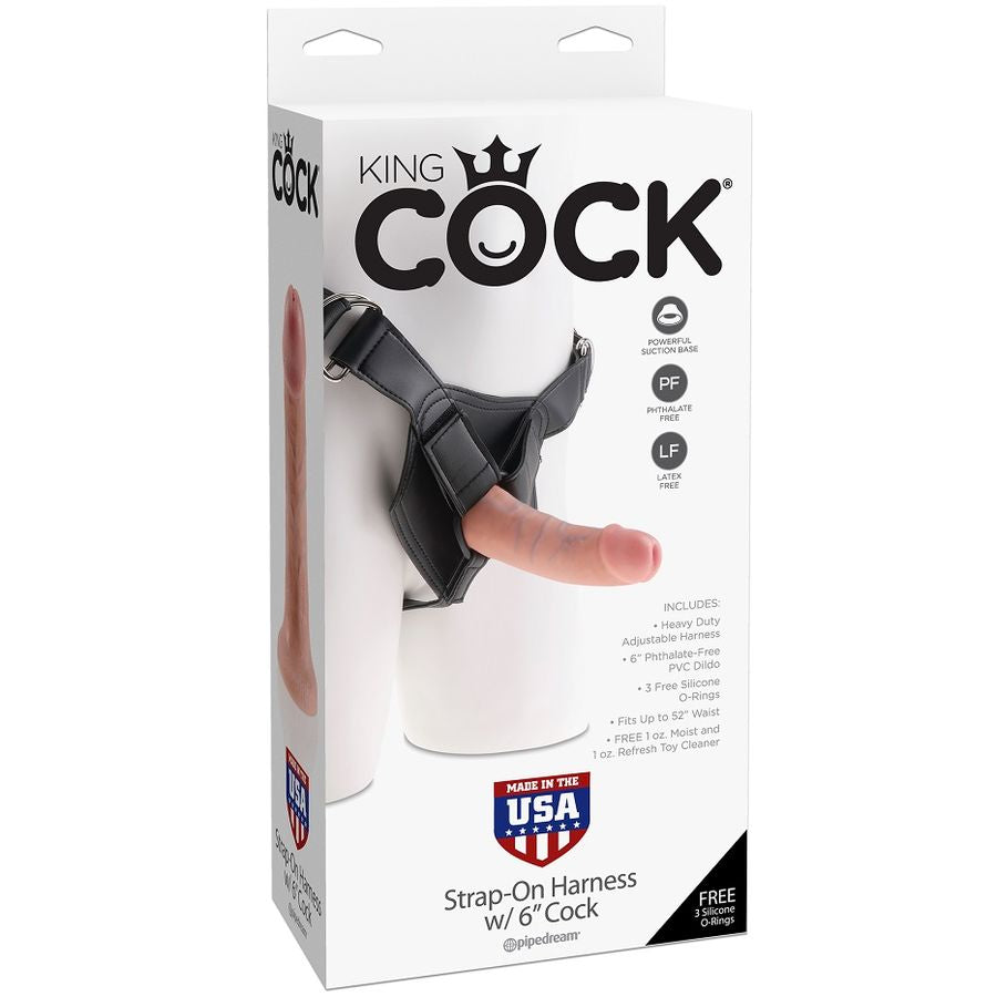 King Cock Harness con Pene Realista 15,20 cm
