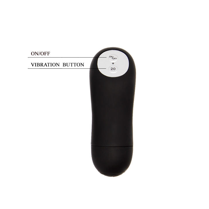 Anillo Vibrador Control Remoto BAILE FOR HIM 20V Negro