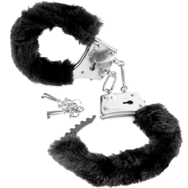 Fetish Fantasy Series Furry Cuffs Negro - Esposas de Bondage