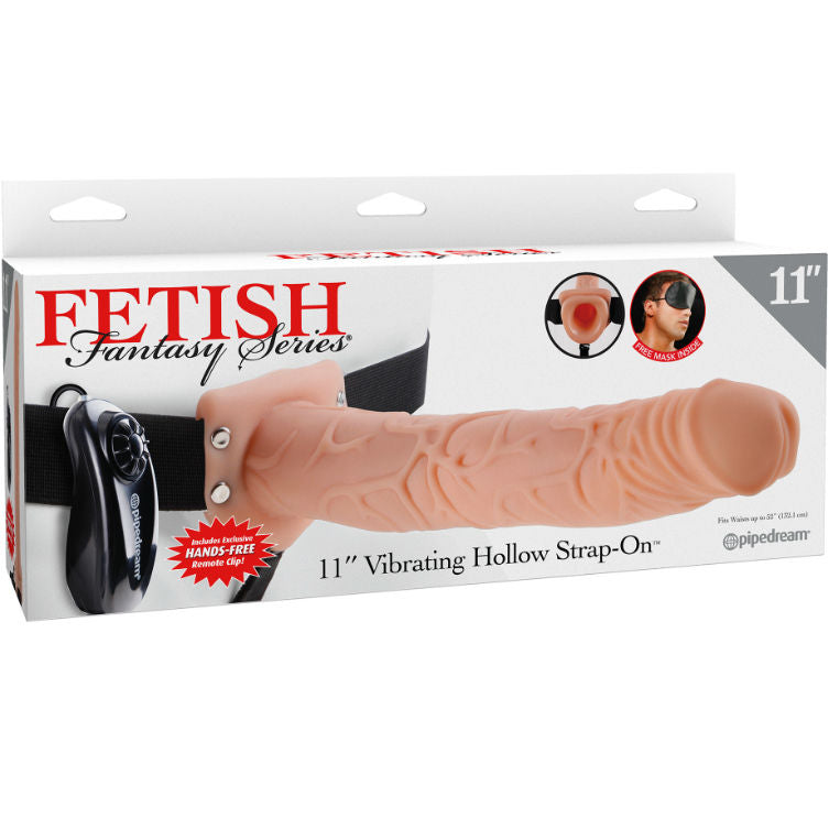Fetish Fantasy Series 11 - Strap-on Vibrating Hueco con Bolas 27,9cm