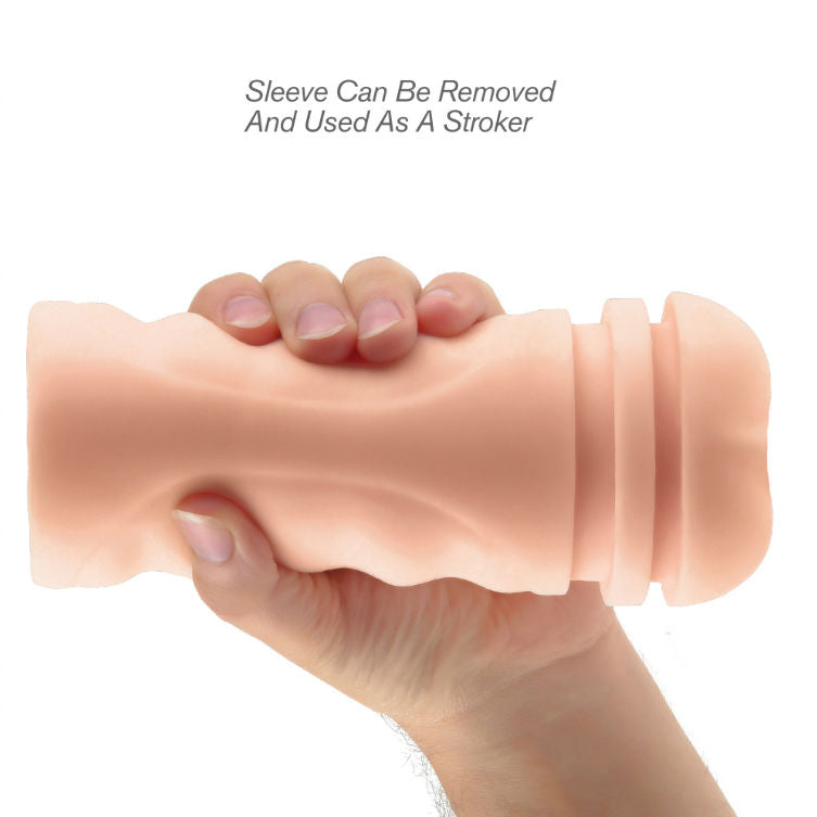 Pipedream Mega Grip - Masturbador Vibrador Vagina con Agarre Intenso